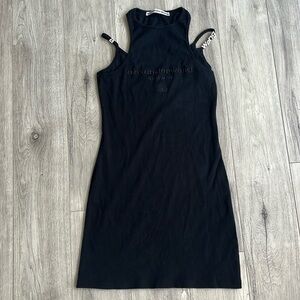 Alexander Wang Tank Mini Dress with Charm Straps